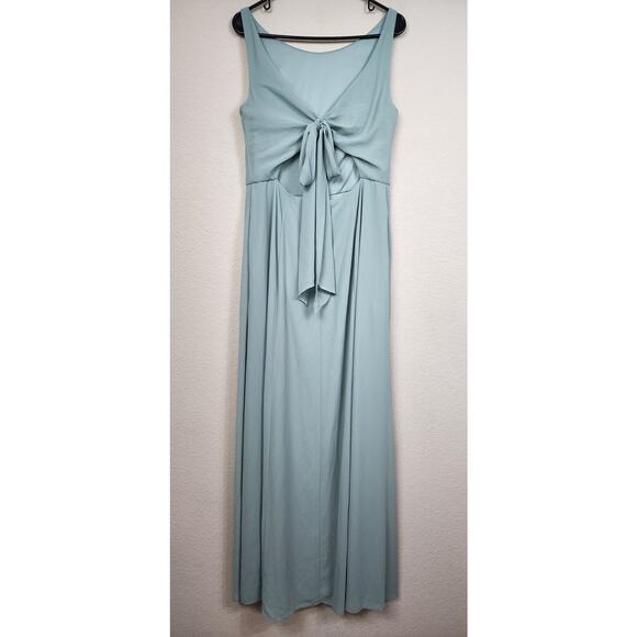 Celebrate DB Studio Size 12 Sage Green Maxi Dress Gown - Picture 2 of 6